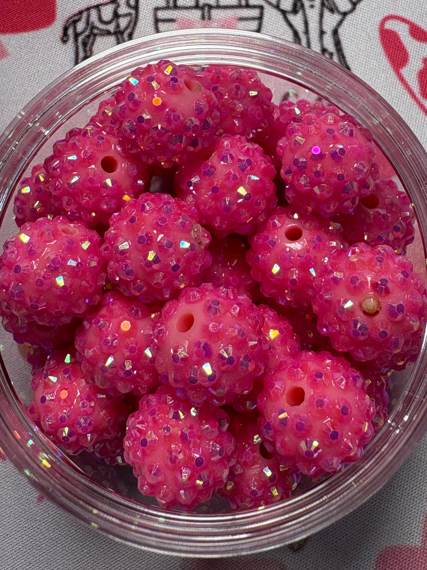 12/14mm  Sparkle Bites Jelly/Rhinestone/Sugar Beads