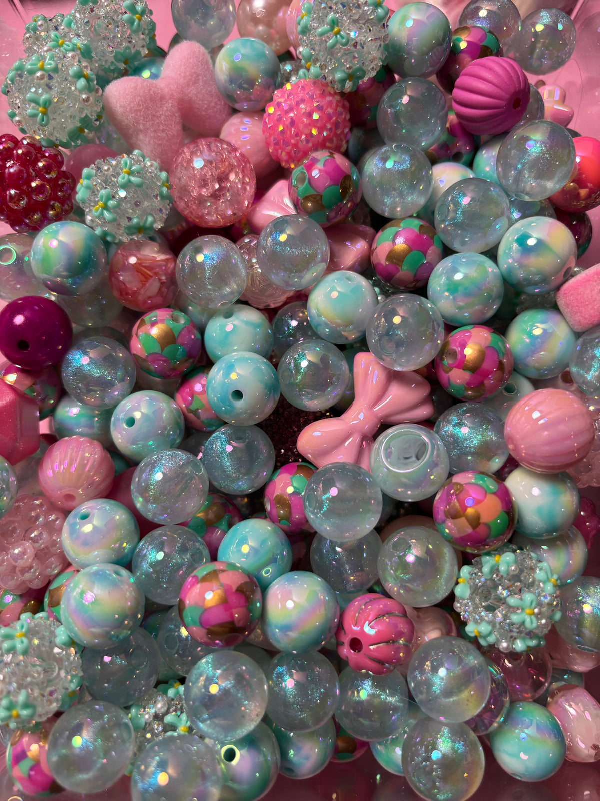Bubblegum Blooms Bead Scoop