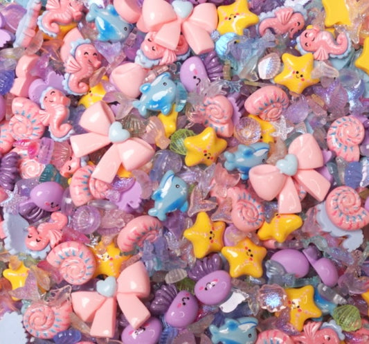 Ocean Mix Pink Bows Scoop
