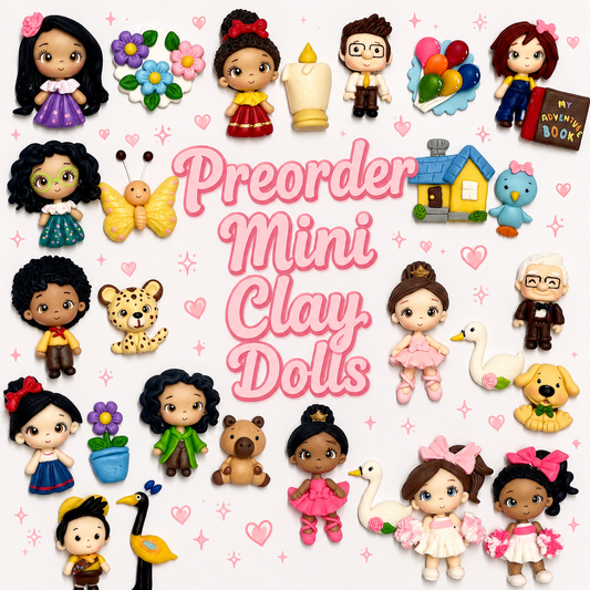 Preorder Mini Clay Dolls