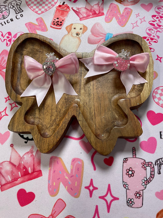Light Pink Bow Beads