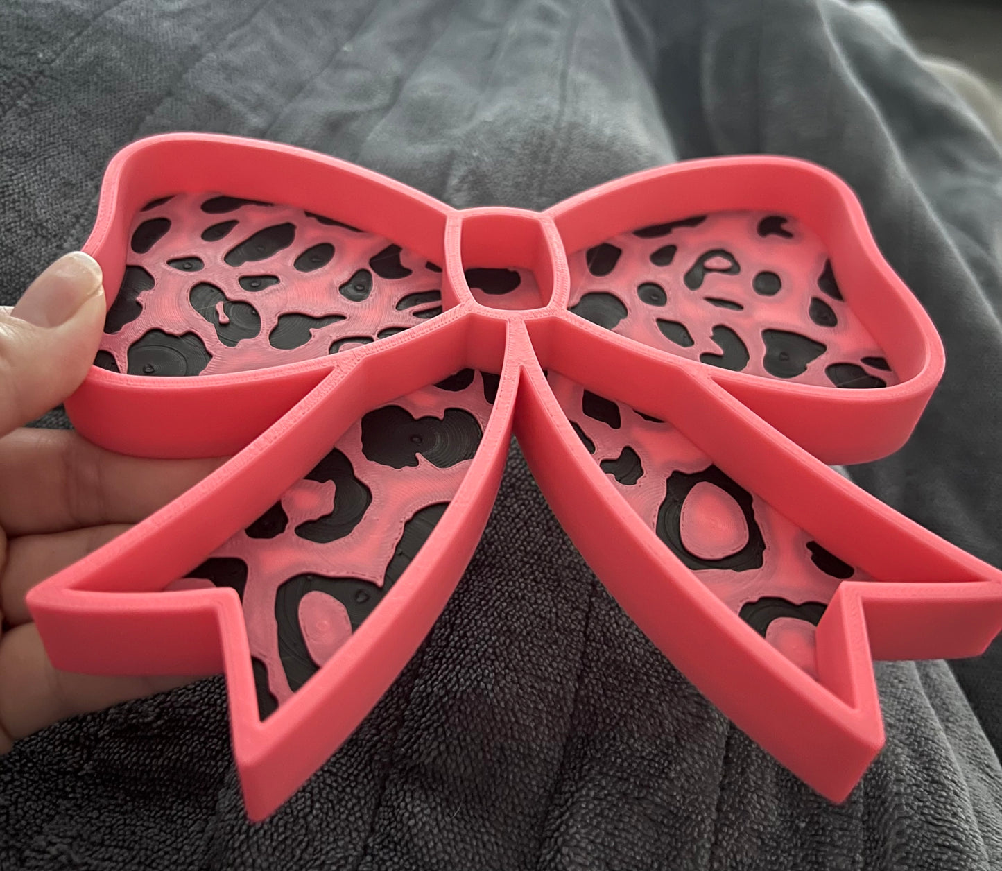 RTS Leopard Bow Charmie Tray