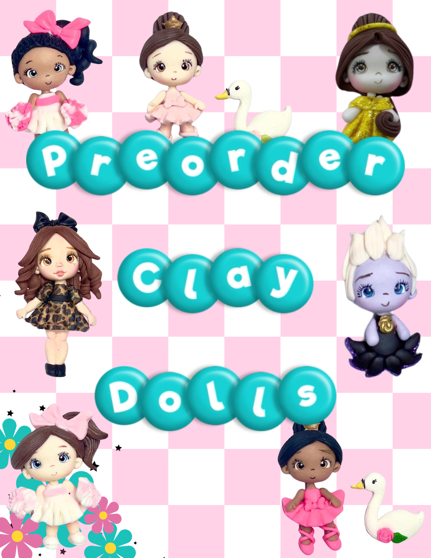 Preorder Clay Dolls