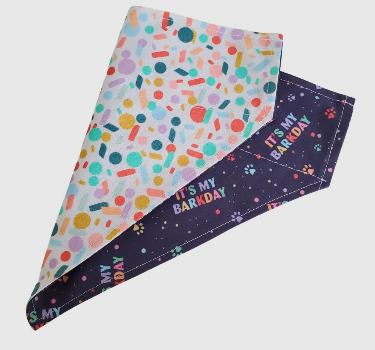Barkday - Reversible Dog Collar Bandana