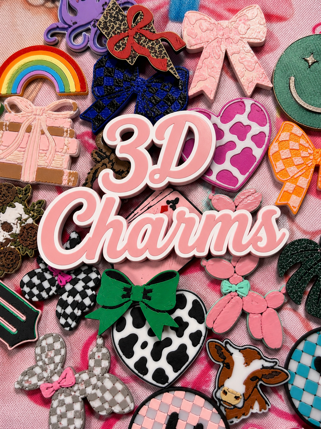 Exclusive 3D Charms - 5 pack