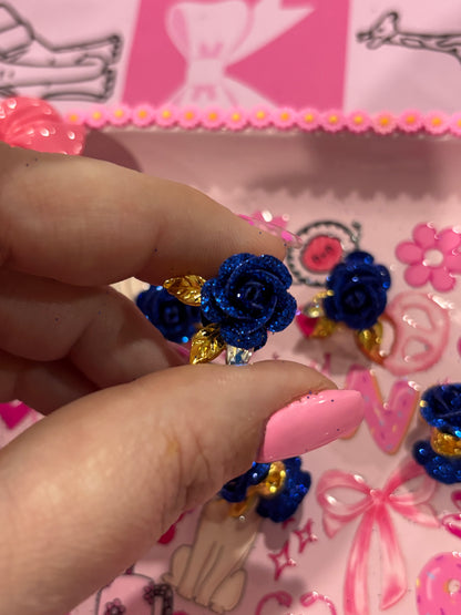 Glitter Floral Stem Bead