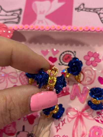 Glitter Floral Stem Bead