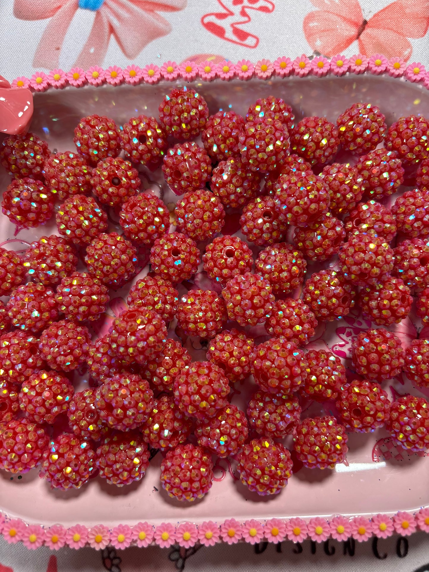 12/14mm  Sparkle Bites Jelly/Rhinestone/Sugar Beads