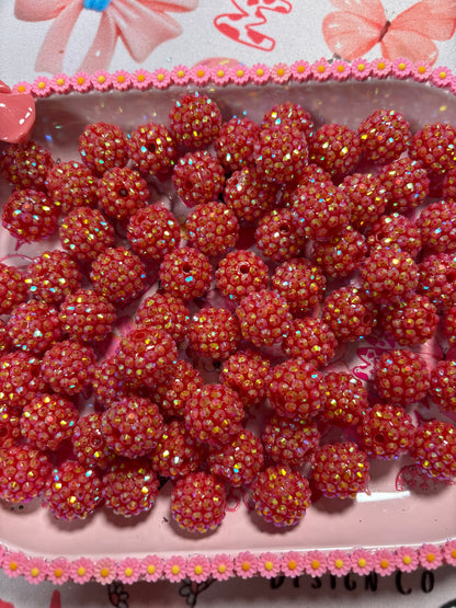 12/14mm  Sparkle Bites Jelly/Rhinestone/Sugar Beads