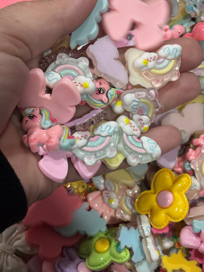 Rainbows, Florals, and Bows Oh My Scoop