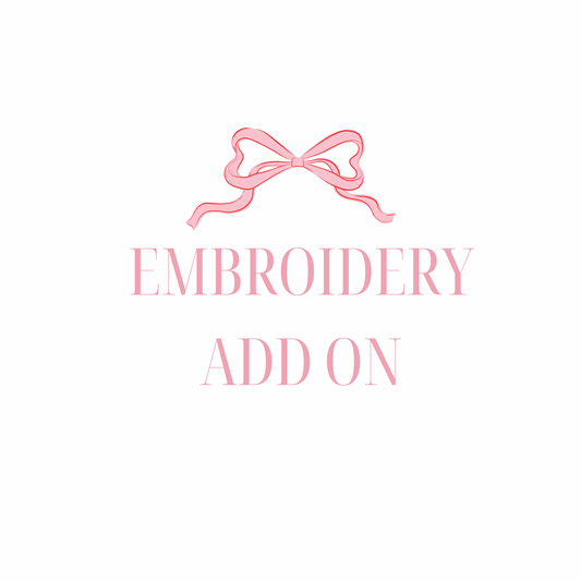 Embroidery Add On