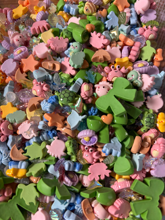 Ocean Mix Green Bows Scoop