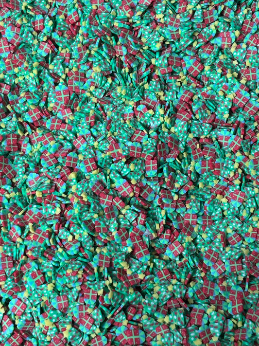 The Gift of Christmas Polymer Clay Bow Bags