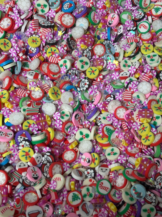 The Magic of Christmas Cookies Polymer Clay Bow Bags