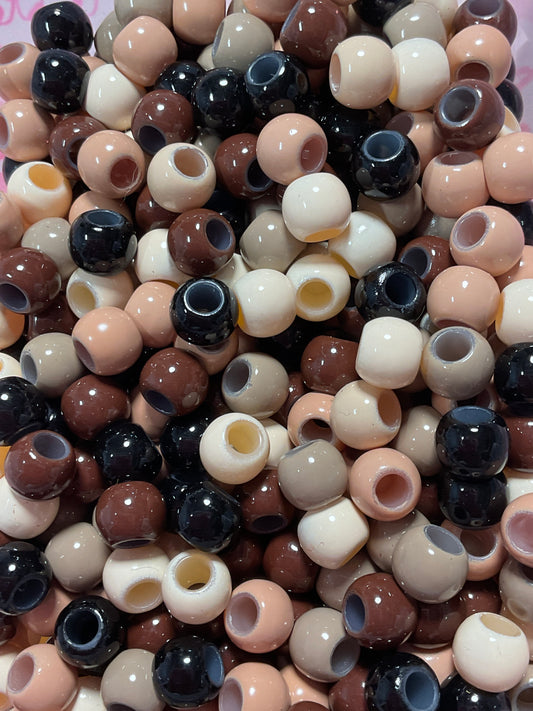 Neutral Pony Beads Assorted