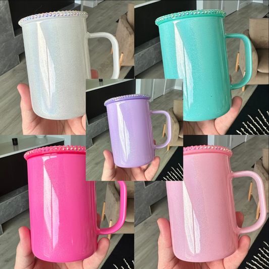 UVDTF Wrap/Decal Shimmer Glass Mug