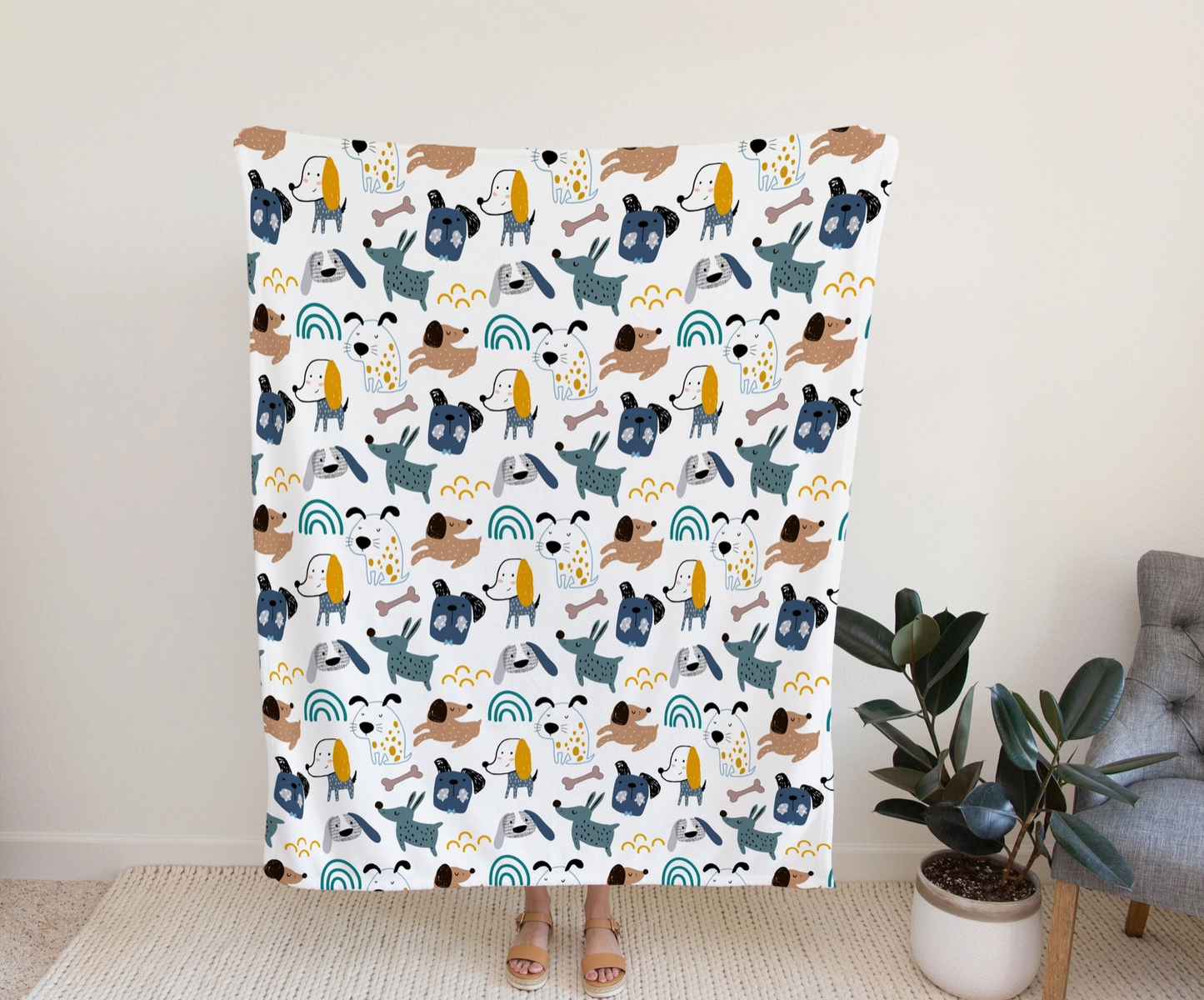 Adult Throw Minky Blanket (50"x60")