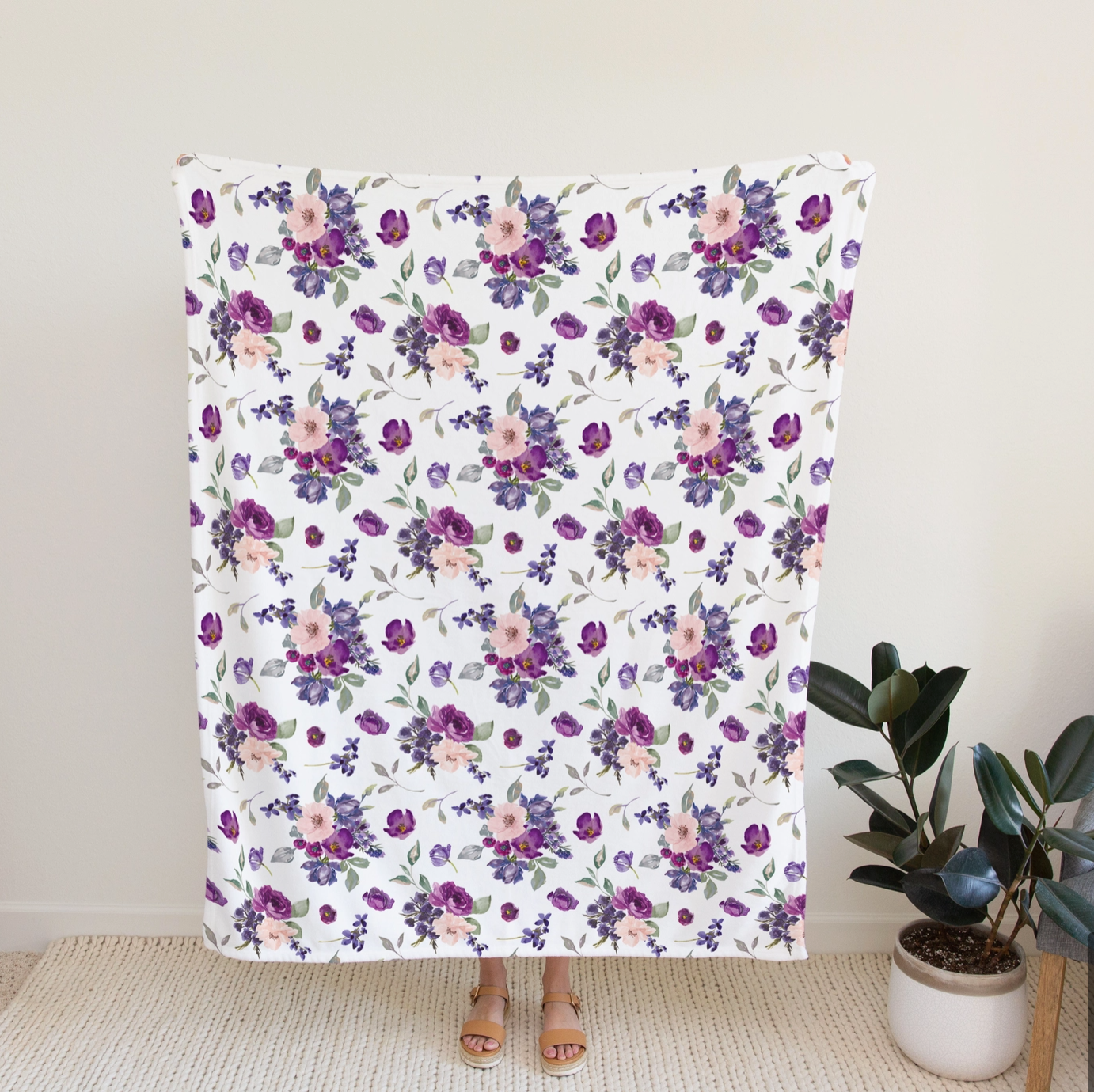 Adult Throw Minky Blanket (50"x60")