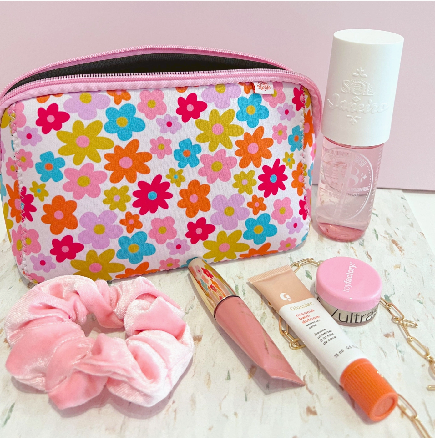 Cosmetic Bag- Retro Florals