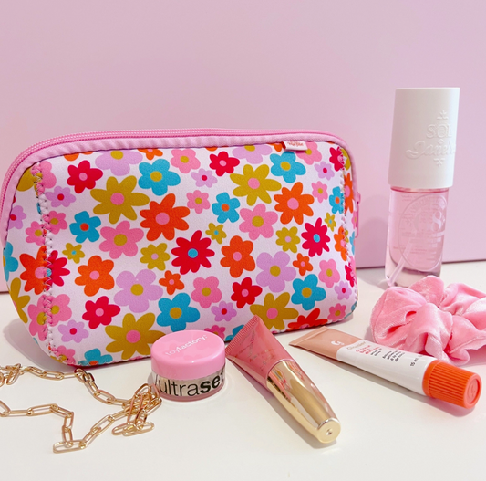 Cosmetic Bag- Retro Florals