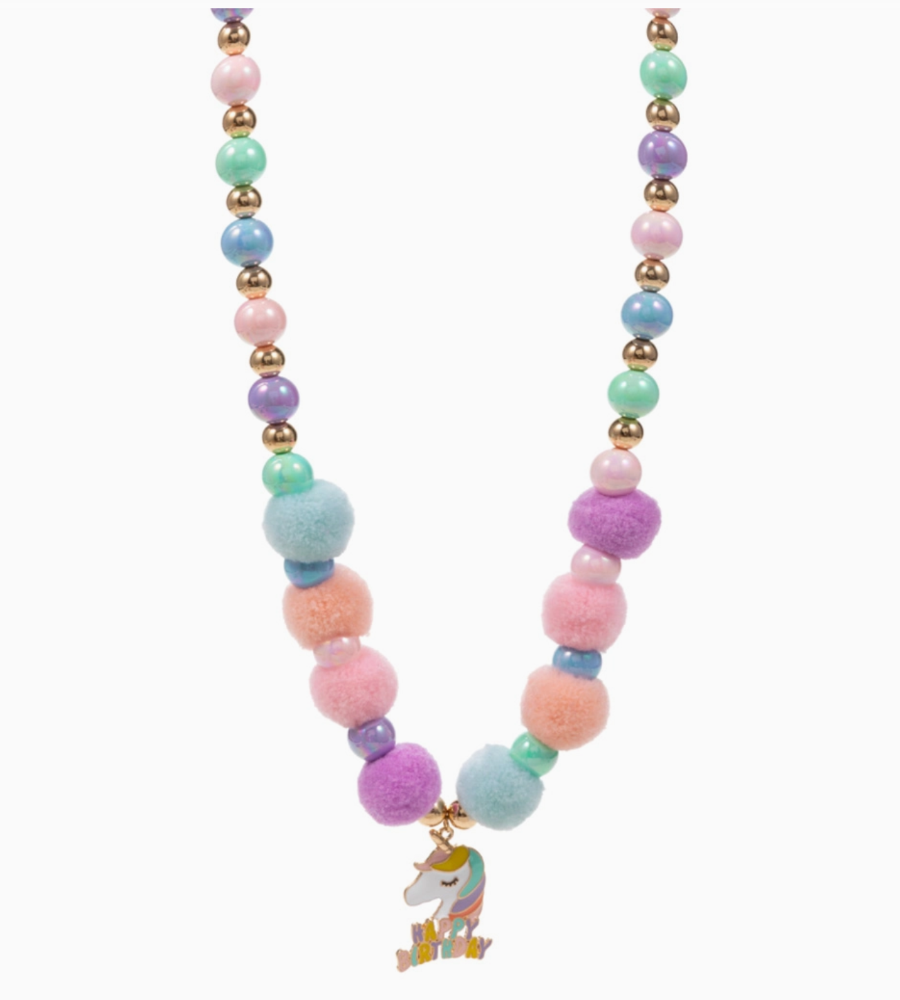 Kids Happy Birthday Necklace