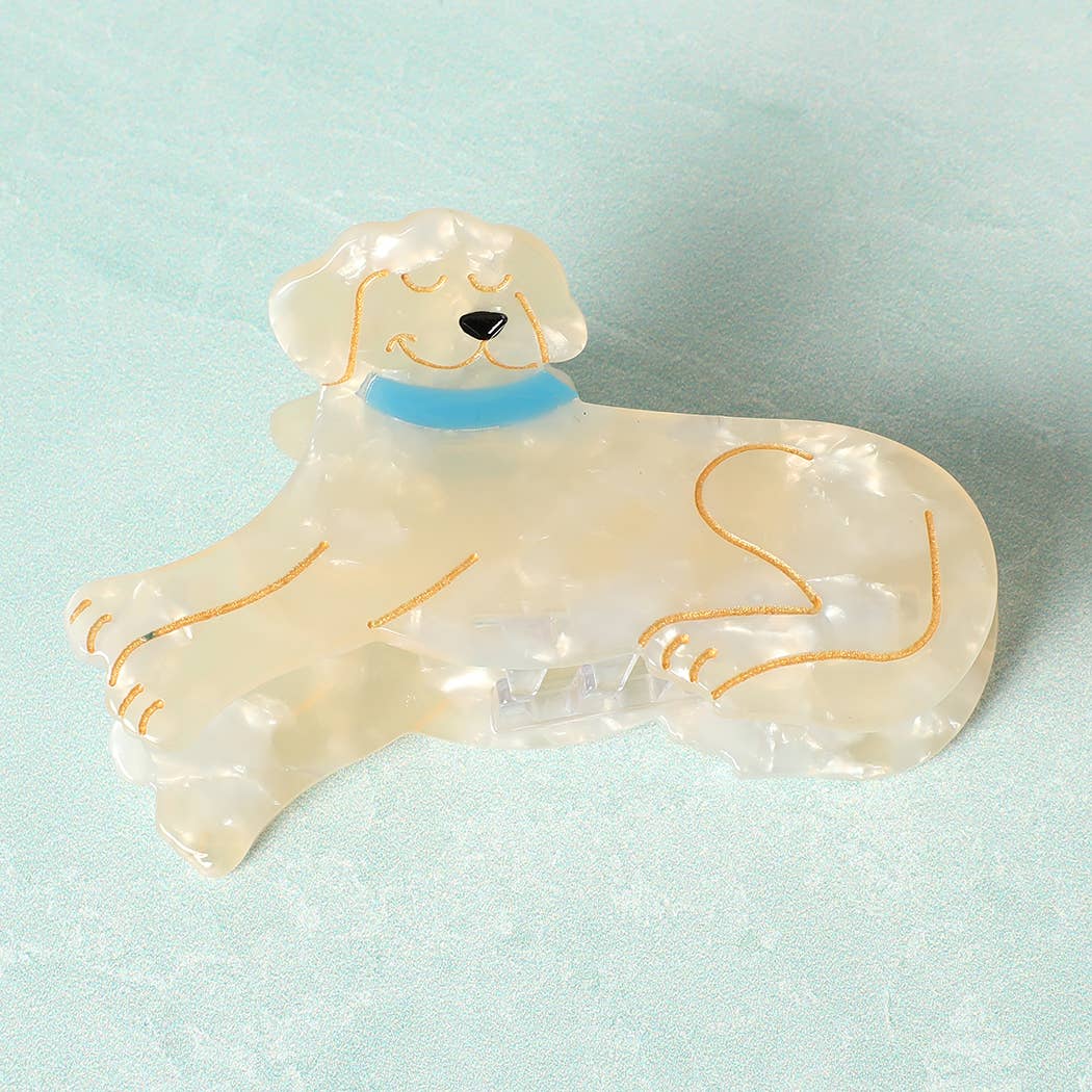 Dog Shaped Hair Claw Clips