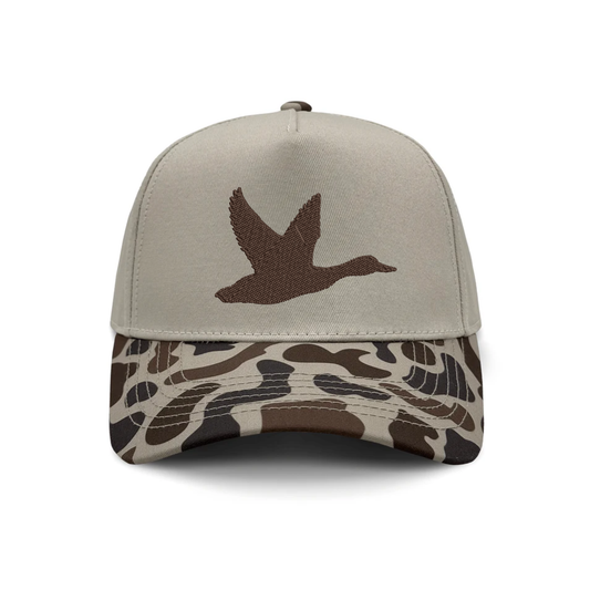 Duck on Duck Camo Embroidered Hat