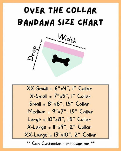 Safari - Pet Bandana | Reversible | Over the Collar