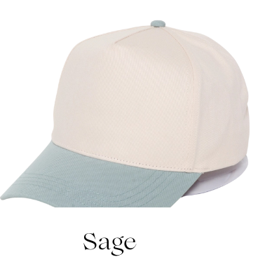 Just a Who Loves Girl Fall Embroidered Hat - Natural/Sage - Ready to Ship